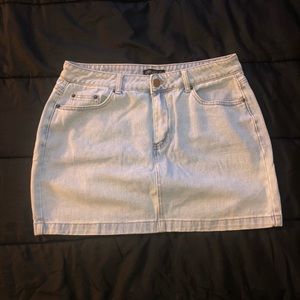 Denim Mini Skirt